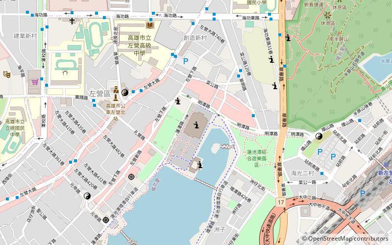 Temple de Confucius de Kaohsiung location map