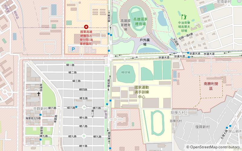 national sports training center kaohsiung location map