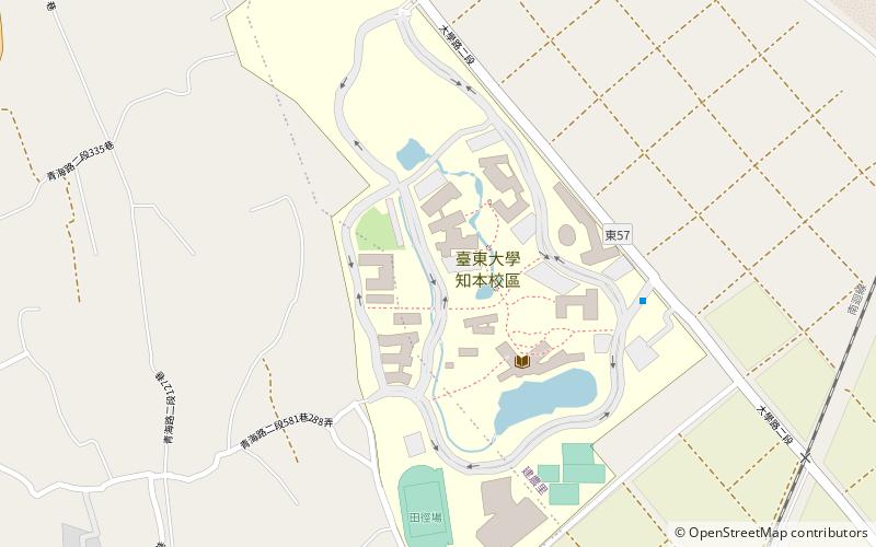 National Taitung University location map