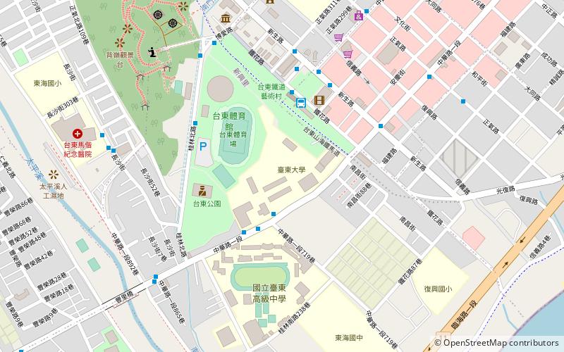 Taitung Railway Art Village location map