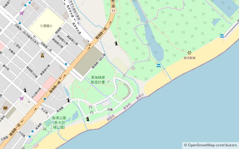 lu shui qiao taitung location map