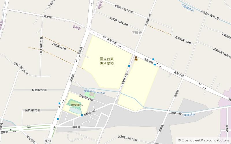 national taitung junior college location map