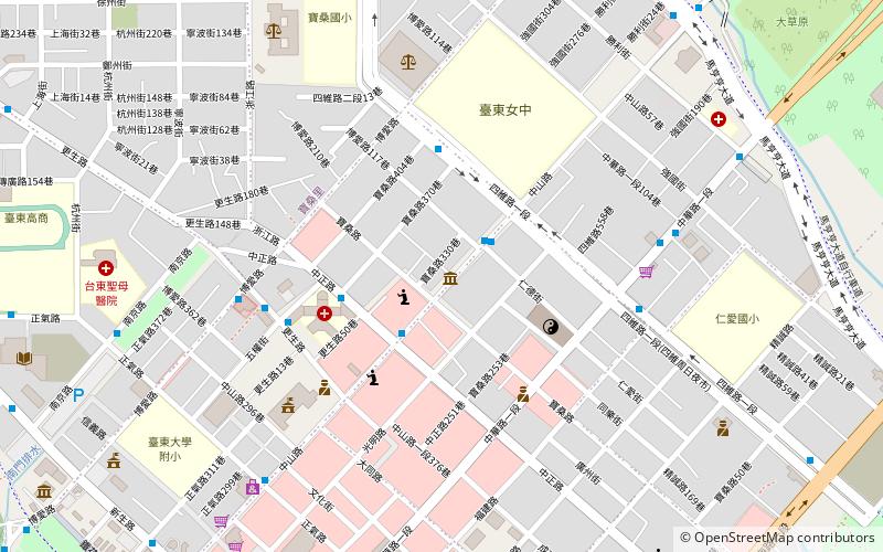 bao ting yi wen zhong xin taitung location map