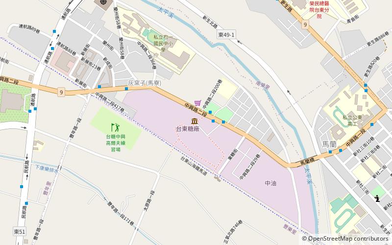 dong tang wen wu guan taitung location map