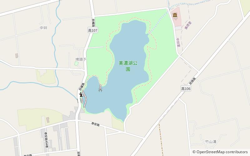 Meinong Lake location map