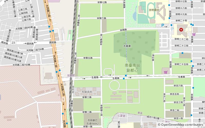 tajwanskie muzeum cukru tainan location map