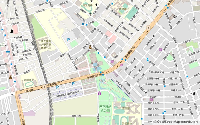 Tainan Municipal Cultural Center location map