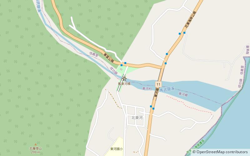 Old Donghe Bridge location map