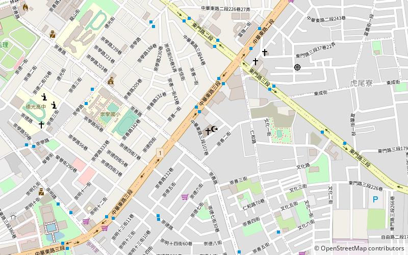 Tainan Mosque location map