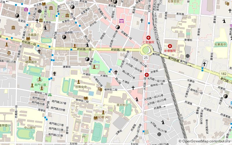 cathedral of our lady of china tainan location map