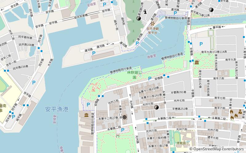 lin mo niang gong yuan tainan location map