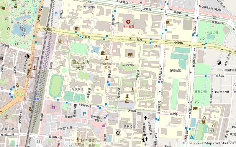 Cheng-Kung-Nationaluniversität location map