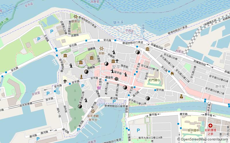 Anping Old Street location map