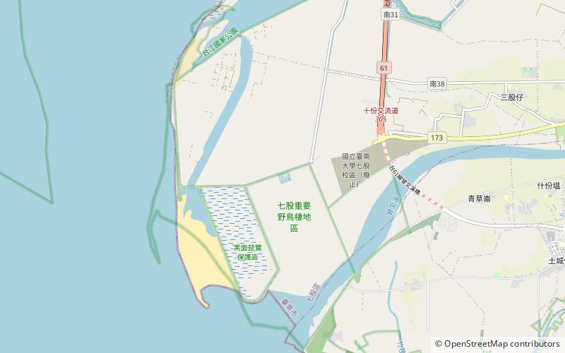 hei mian pi lu zhan shi guan taijiang national park location map