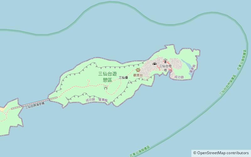Sanxiantai location map