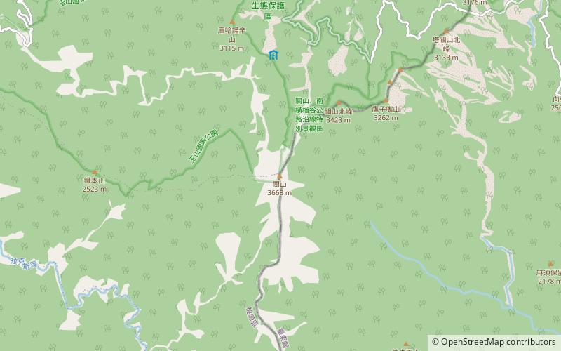 Mount Guan location map
