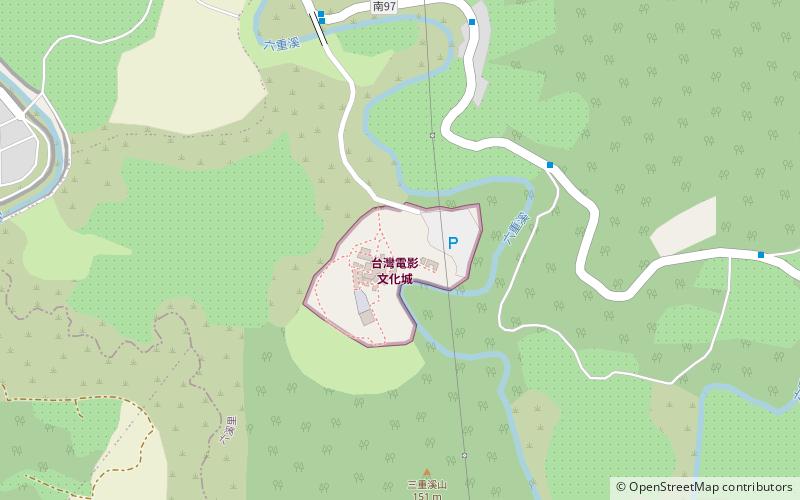 Baihe Taiwan Film and TV Town location map