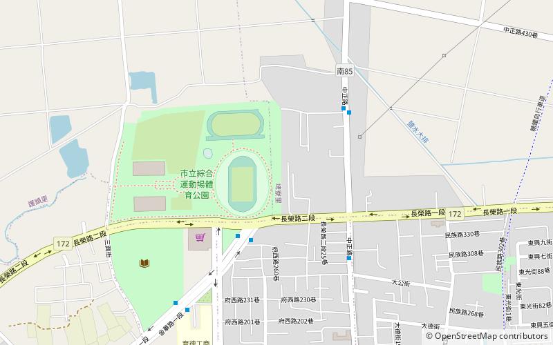 Tainan County Stadium location map
