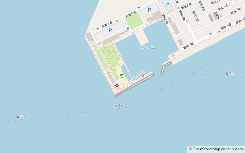 Dongshi Fisherman's Wharf location map