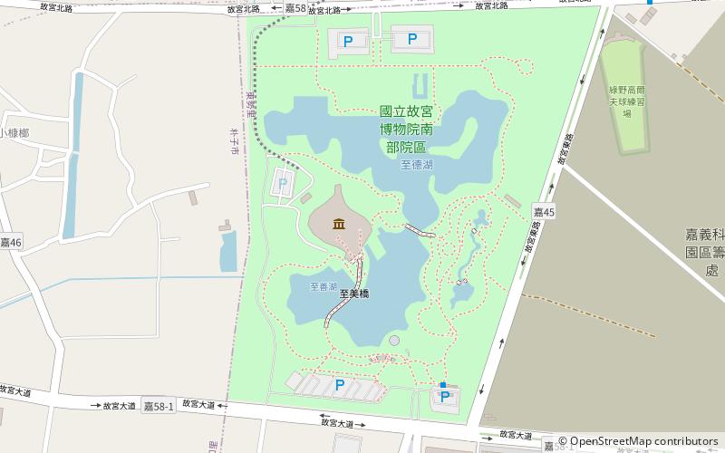 Southern Branch of the National Palace Museum location map