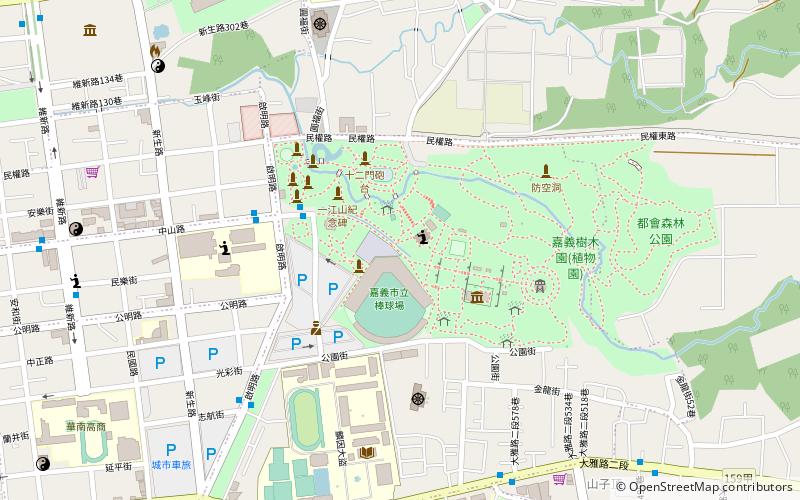 Chiayi Park location map