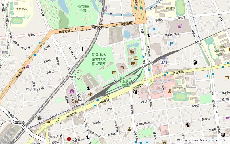 dong li shi mu diao zuo pin zhan shi guan chiayi location map