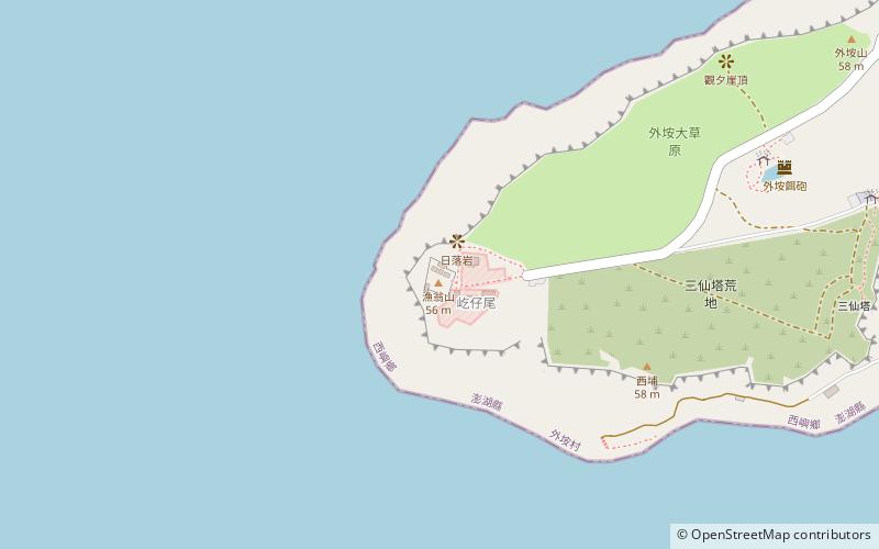 Yuwengdao Lighthouse location map