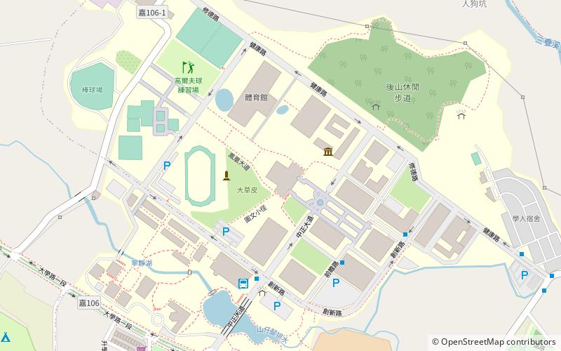 Université nationale Chung Cheng location map