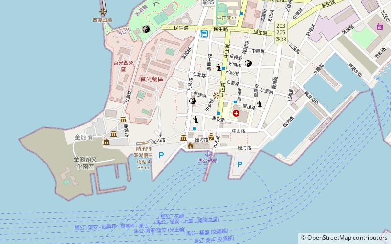 Penghu Shuixian Temple location map