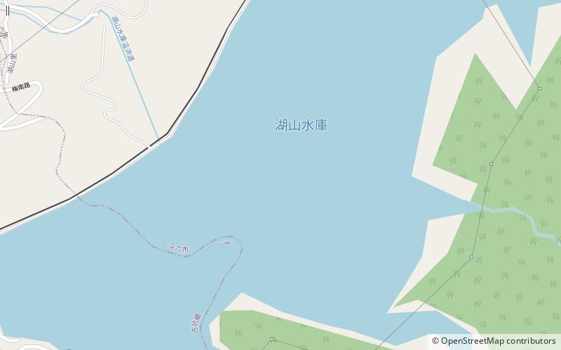 Hushan Dam location map