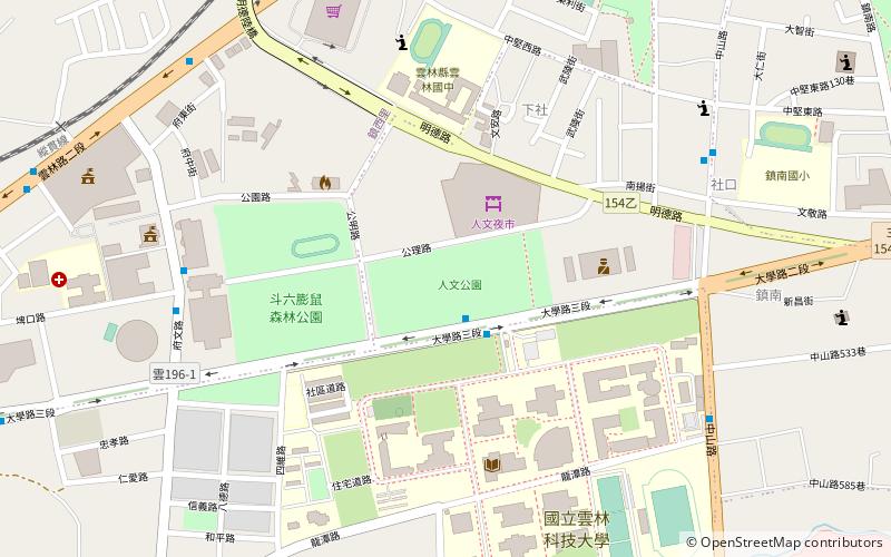 ren wen gong yuan douliu location map
