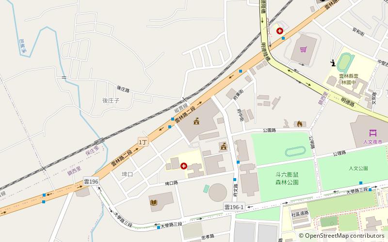 yunlin county stadium touliu location map