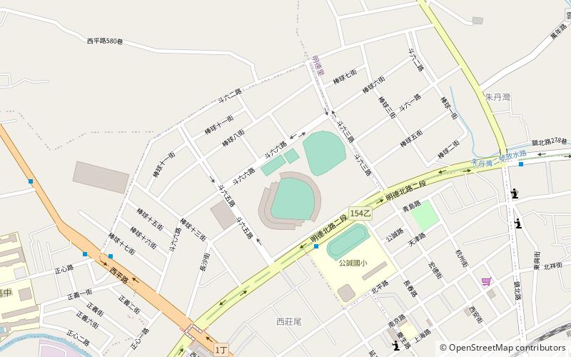 Douliu Baseball Stadium location map