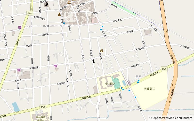 Xiluo Guangfu Temple location map