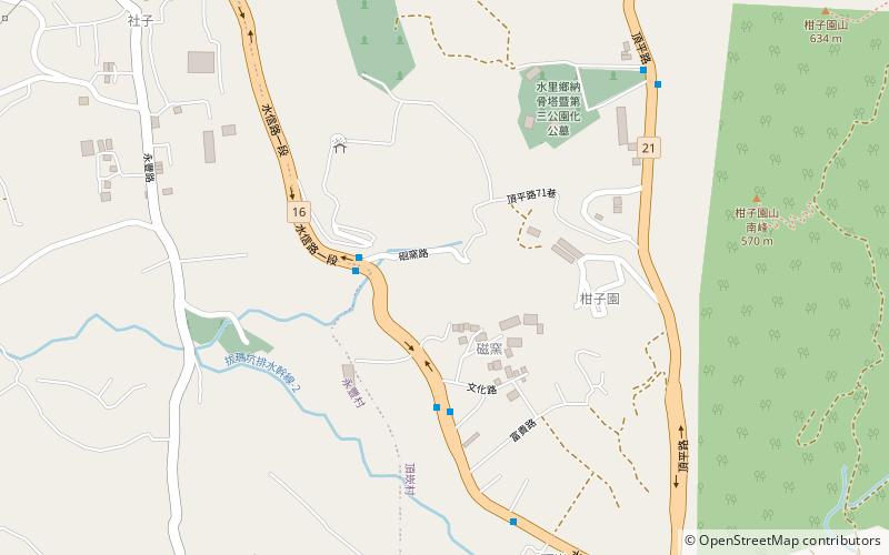 Shuili Snake Kiln Ceramics Cultural Park location map