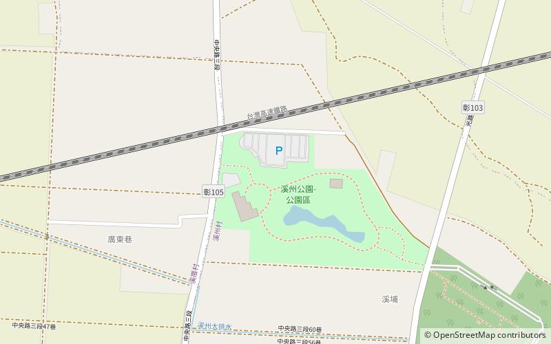 Changhua Fitzroy Gardens location map