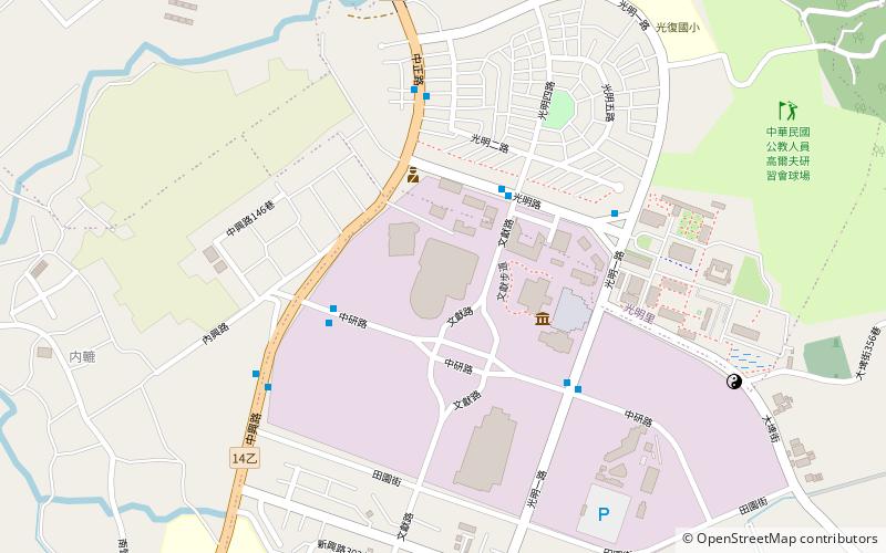 Central Taiwan Innovation Campus location map