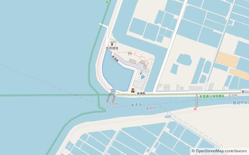Wanggong Fishing Port location map