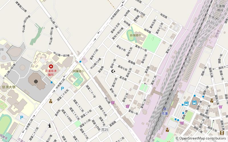 Hualien Al-Falah Mosque location map