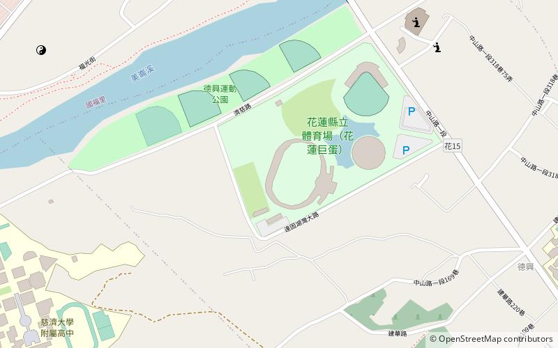 hualien stadium location map