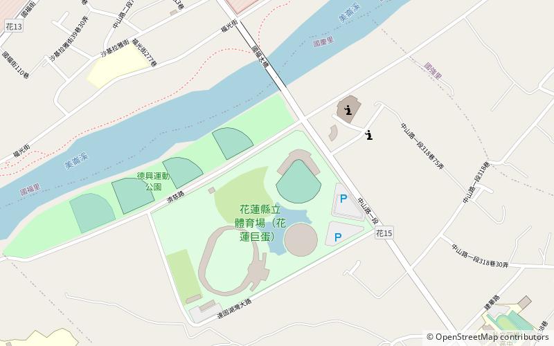 Hualien Baseball Stadium location map