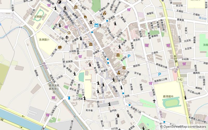 shi yi lou lugang location map