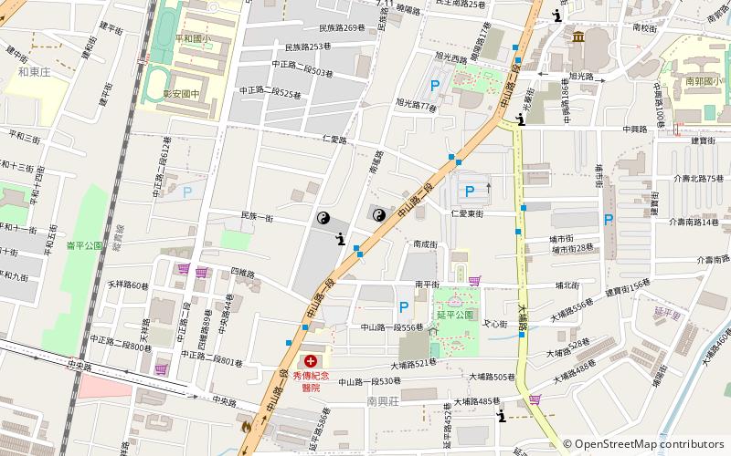 Nanyao Temple location map