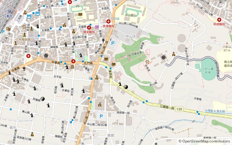 Changhua County Art Museum location map