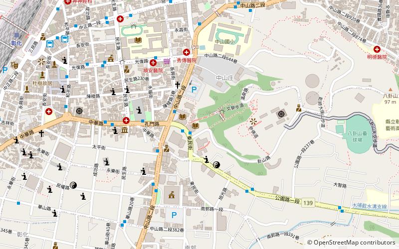 Changhua City Library location map