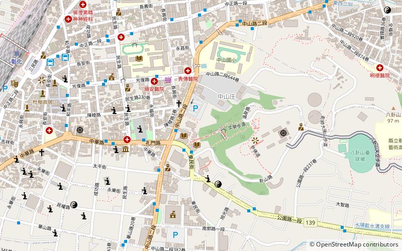 Changhua Arts Hall location map