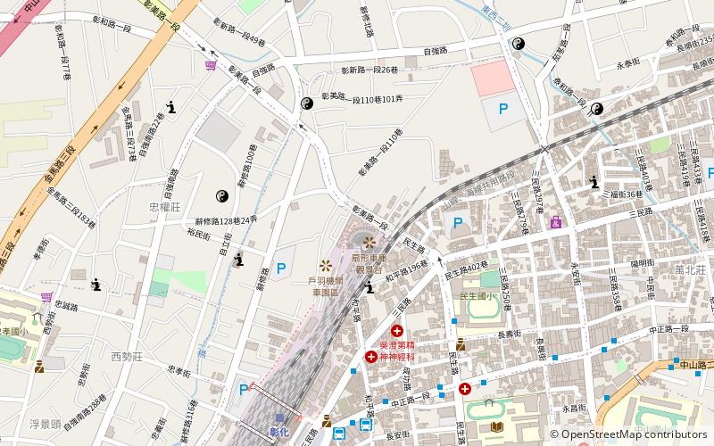 Changhua Roundhouse location map