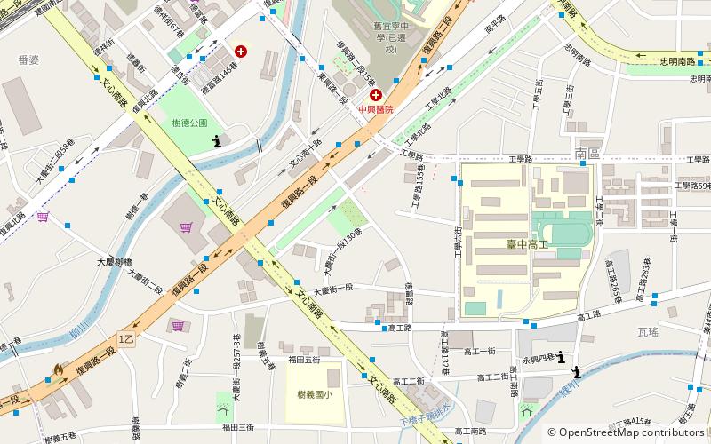 da qing gong yuan taichung location map