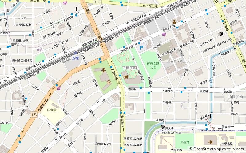 National Library of Public Information location map