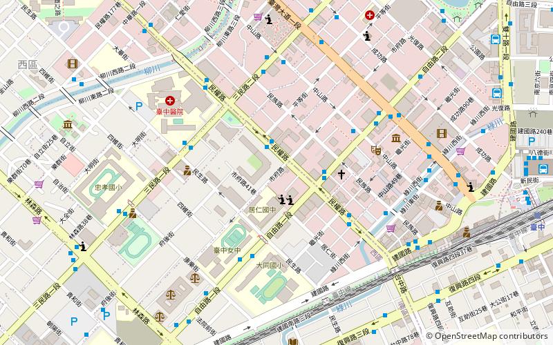 Taichung Prefectural Hall location map